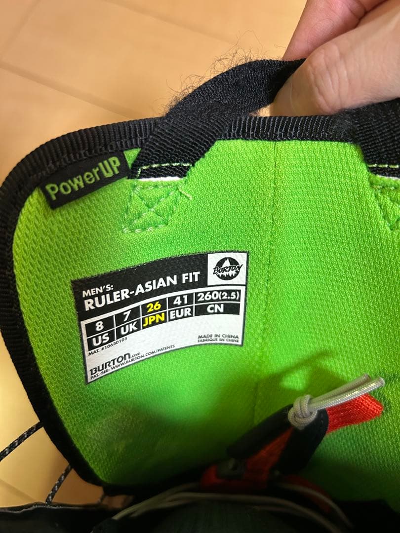 Burton Ruler-Asian Fit ブーツ 26cm ブラック
