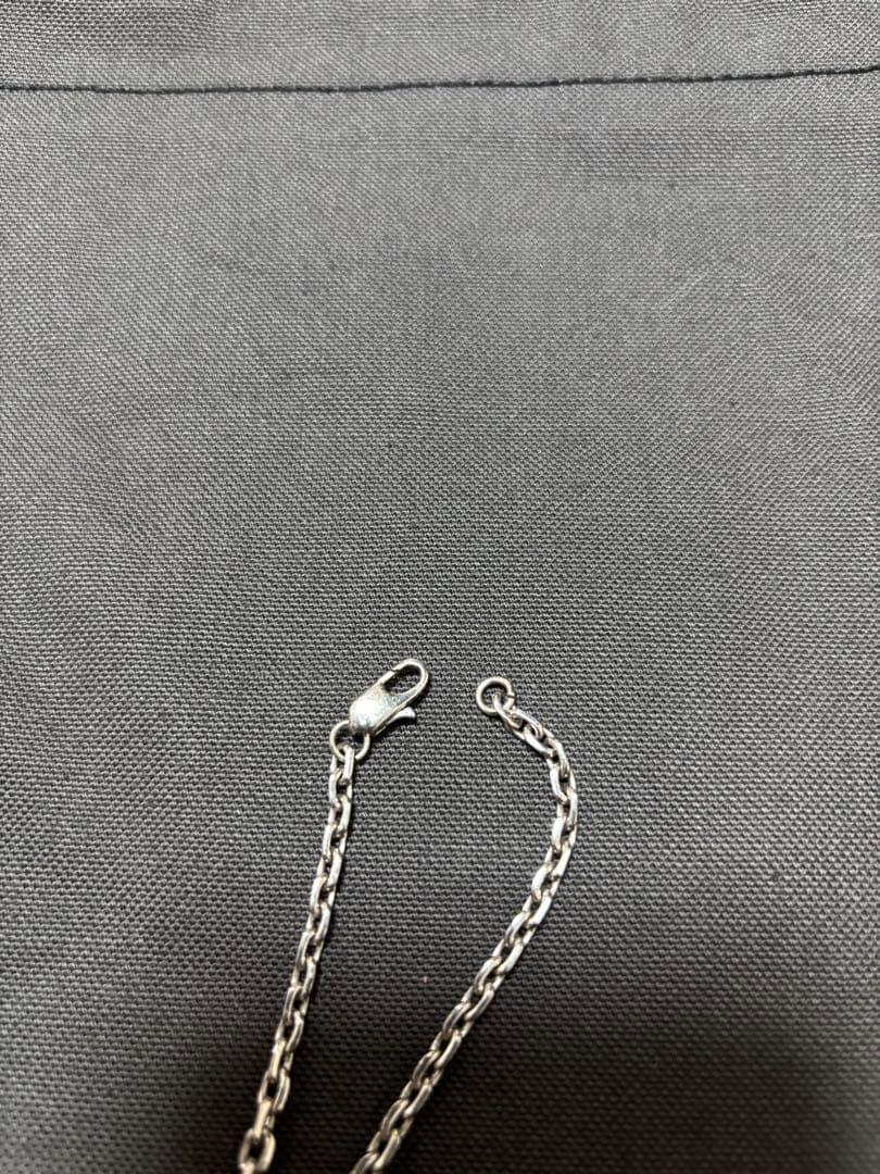 SAADシルバー チェーンネックレス クロスモチーフ SAADステンレスチェーン