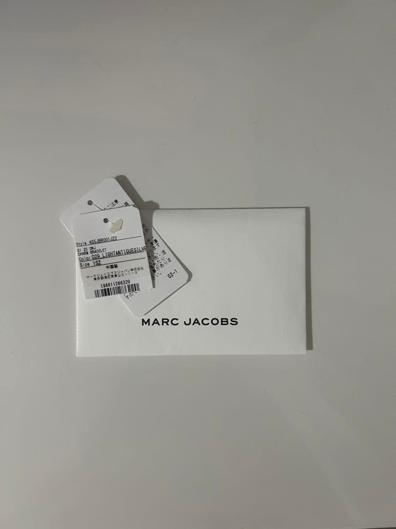 MARC JACOBS シルバーチェーンブレスレット（チャーム）