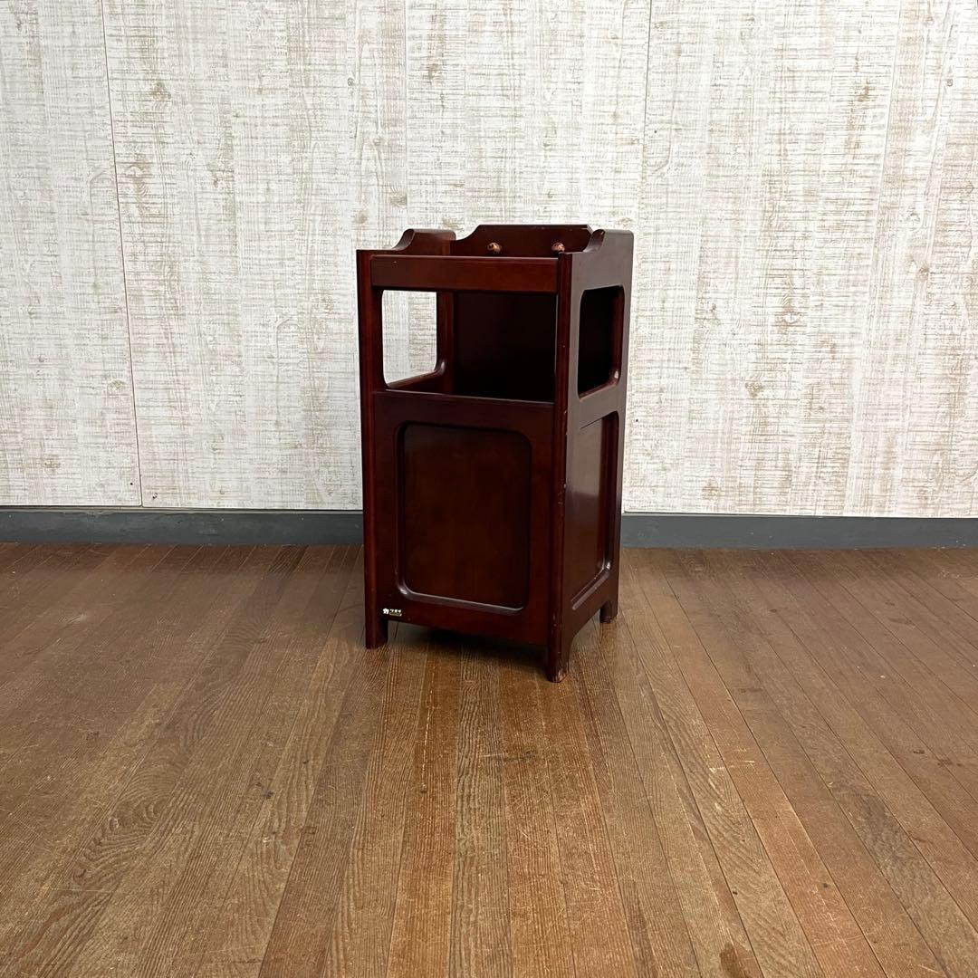 【アンティーク】カリモク Karimoku 木製 傘立て アンブレラスタンド