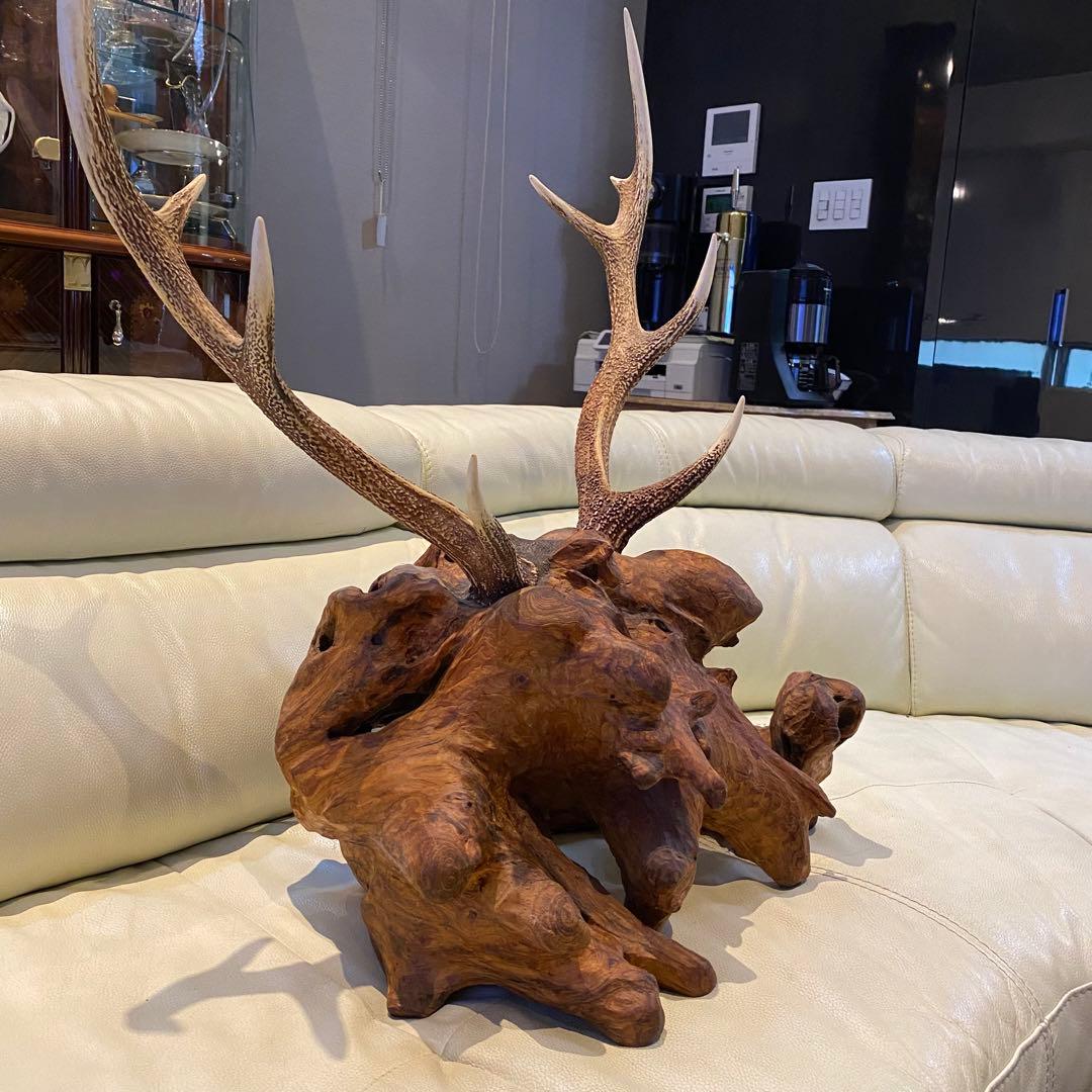大幅値下げ！鹿の角オブジェ