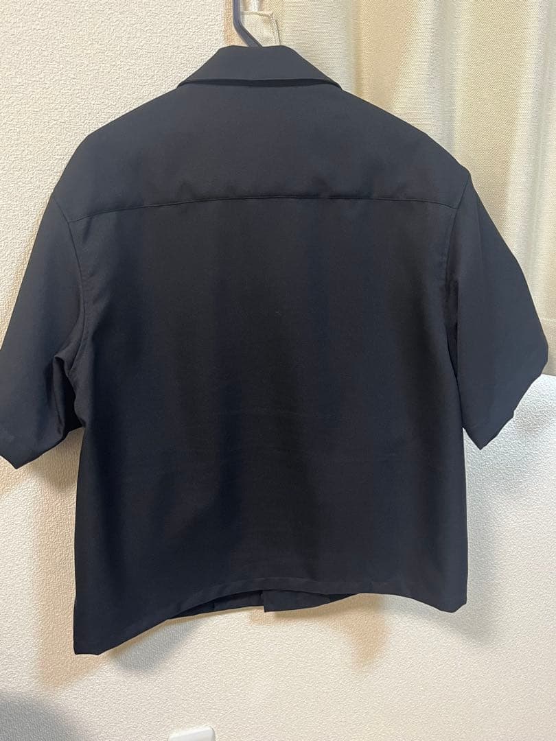 トップス Polyester Twill Fly Front S/S Shirt
