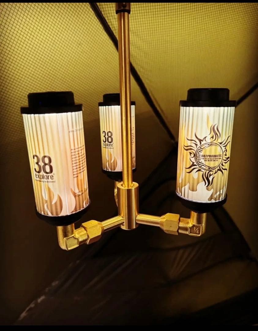 三又真鍮ソケット ５WAY 802PRODUCTS 真鍮 BRASS