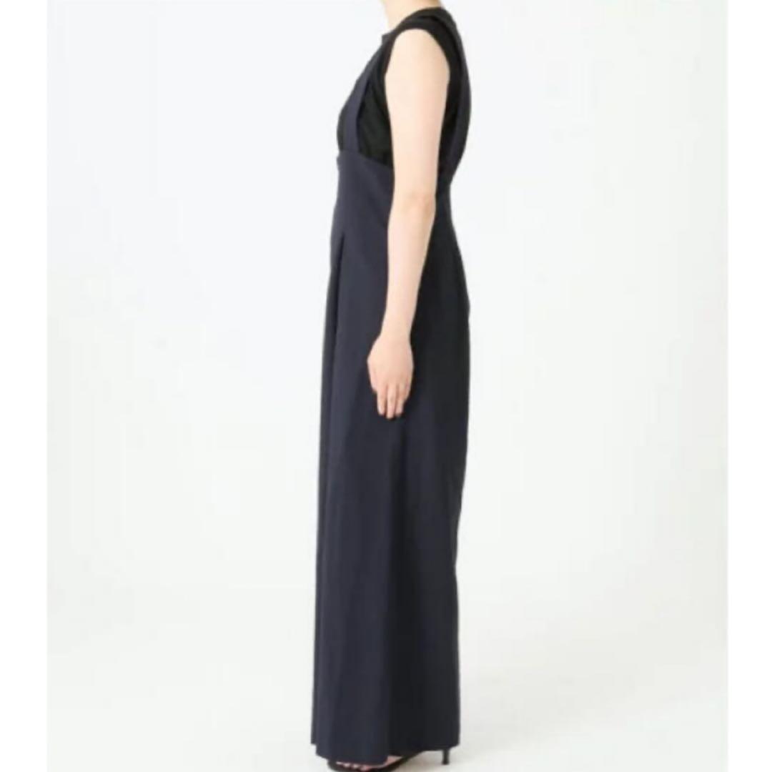 Spick & Span 梳毛ライクサロペット ネイビー size38 新品
