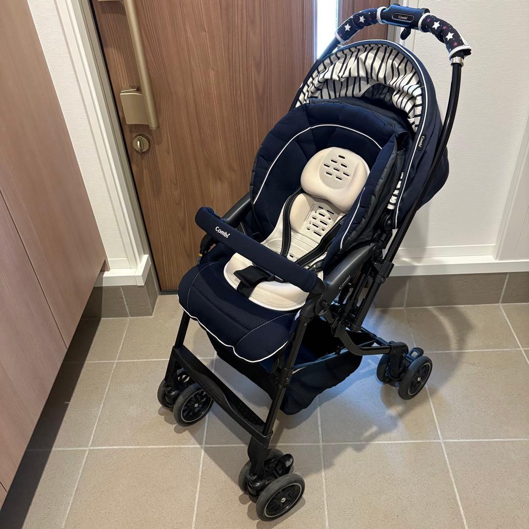 【美品】コンビ　ベビーカー　メチャカルオート4キャス　エッグショック