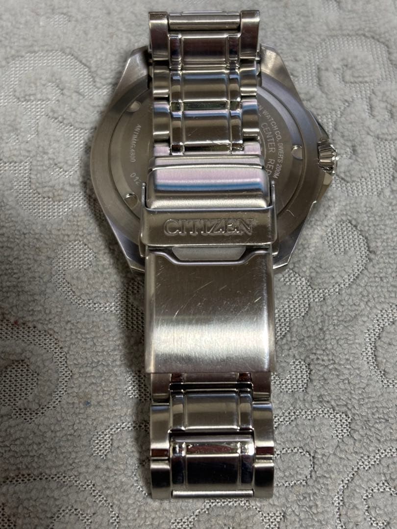 シチズンEco-Drive ダイバーズウォッチ 200m防水(美品)E168