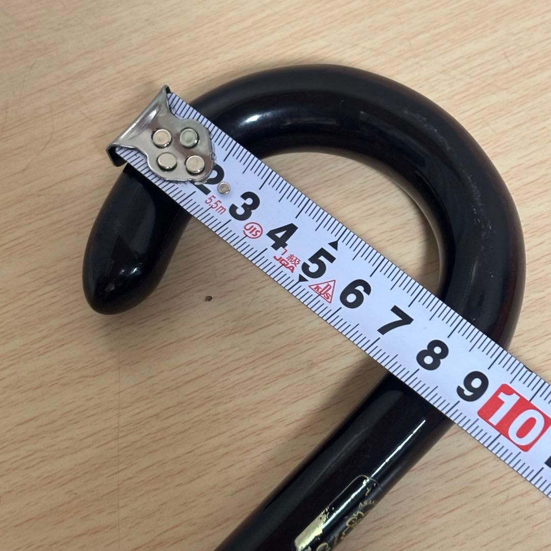 Cherry Mountain 大曲ステッキ 一本杖 木製 高級紳士 メンズ　杖