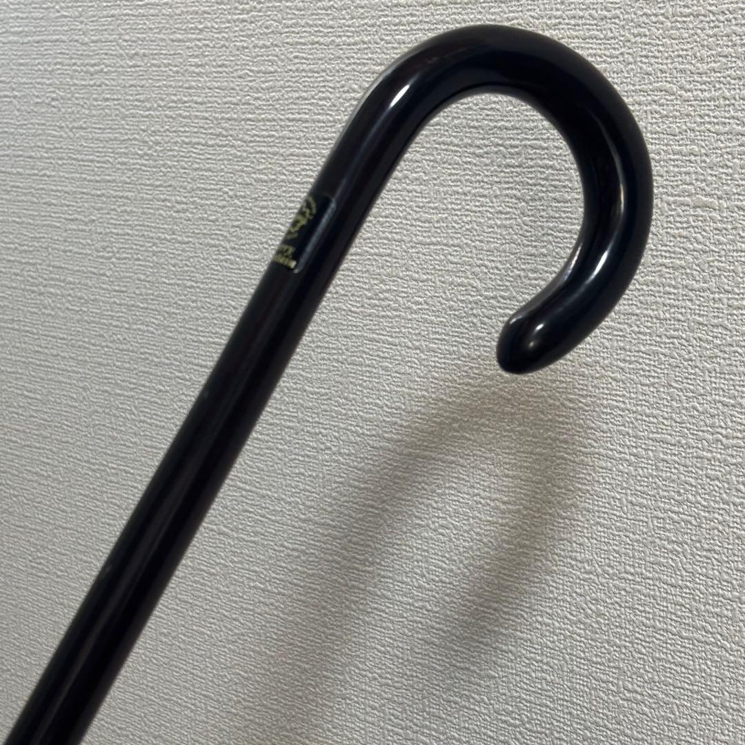 Cherry Mountain 大曲ステッキ 一本杖 木製 高級紳士 メンズ　杖