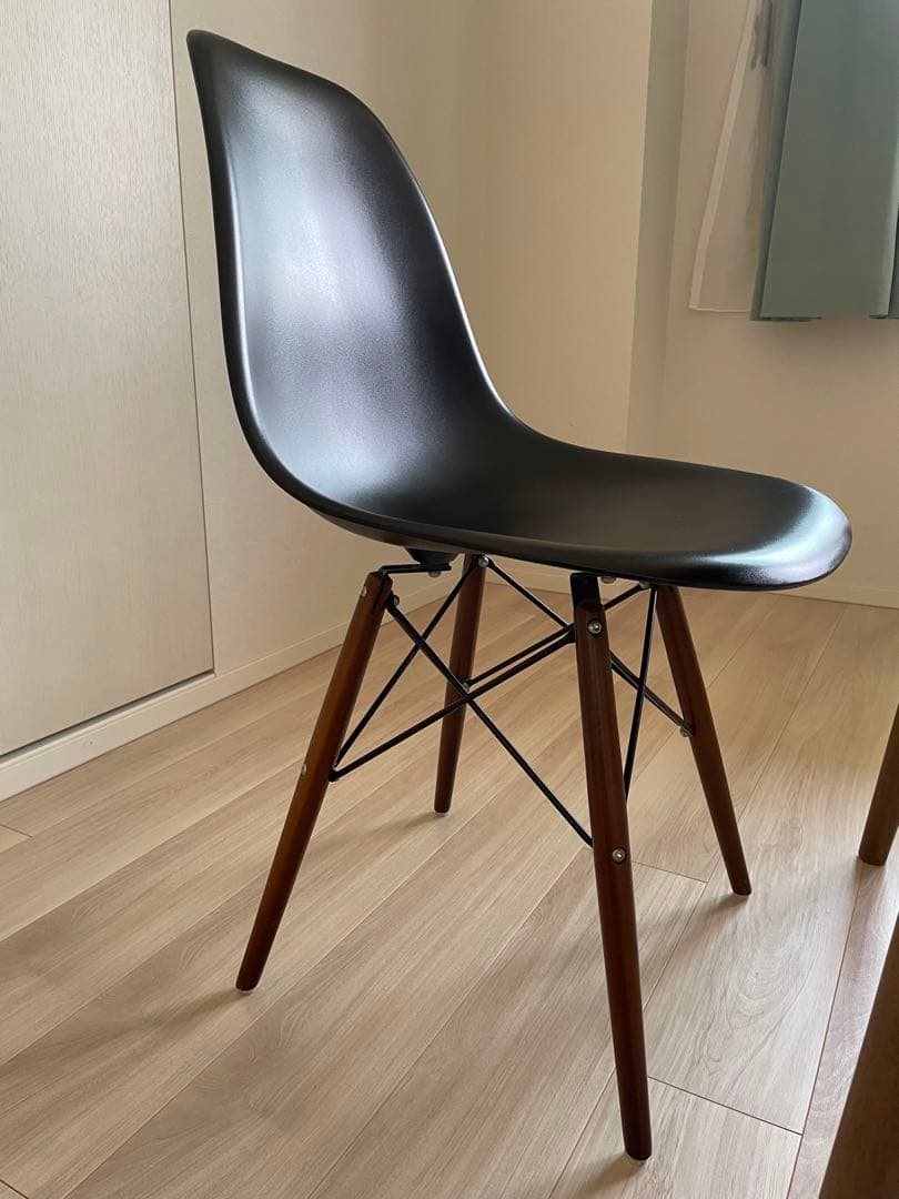 ダイニングチェア（1脚）｜天然木脚 イームズ風 北欧 ※2脚セット・別出品あり