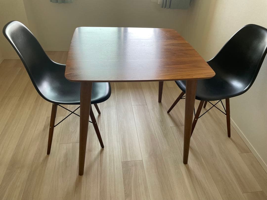 ダイニングチェア（1脚）｜天然木脚 イームズ風 北欧 ※2脚セット・別出品あり