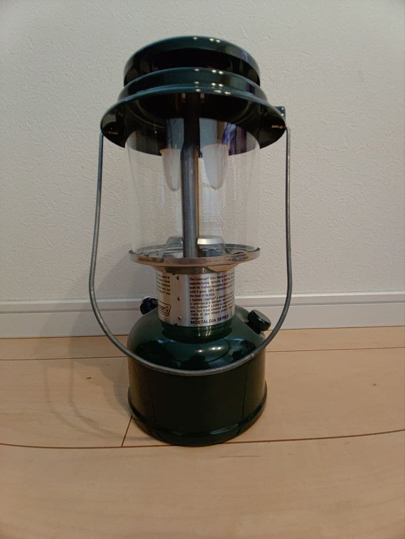 で*ん様 最終セール　廃盤品コールマン　美品　ノスタルジアランタン　LEDランタ