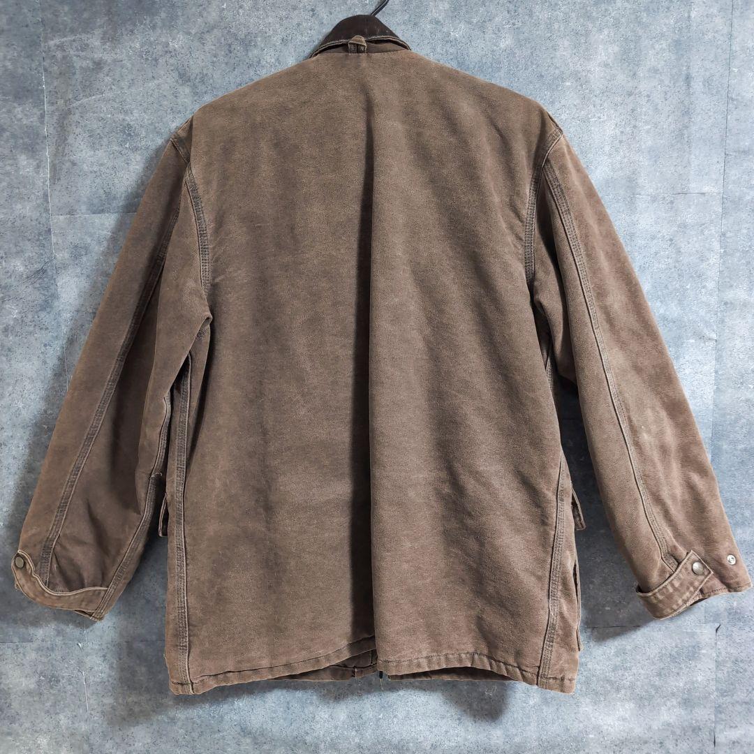 80s Carhartt カーハート ダックジャケット 革タグ 変わり種 US