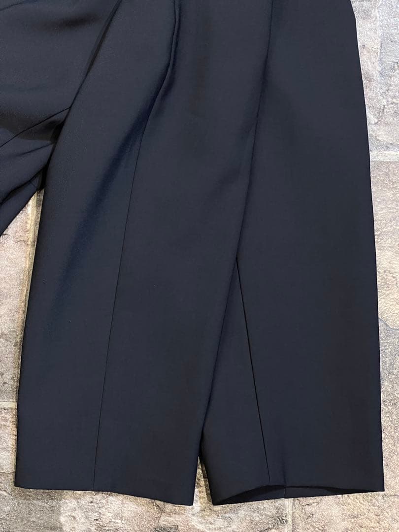 【極美品】大きいサイズ 23区パンツスーツ48/46上下セットアップ4L/3L紺