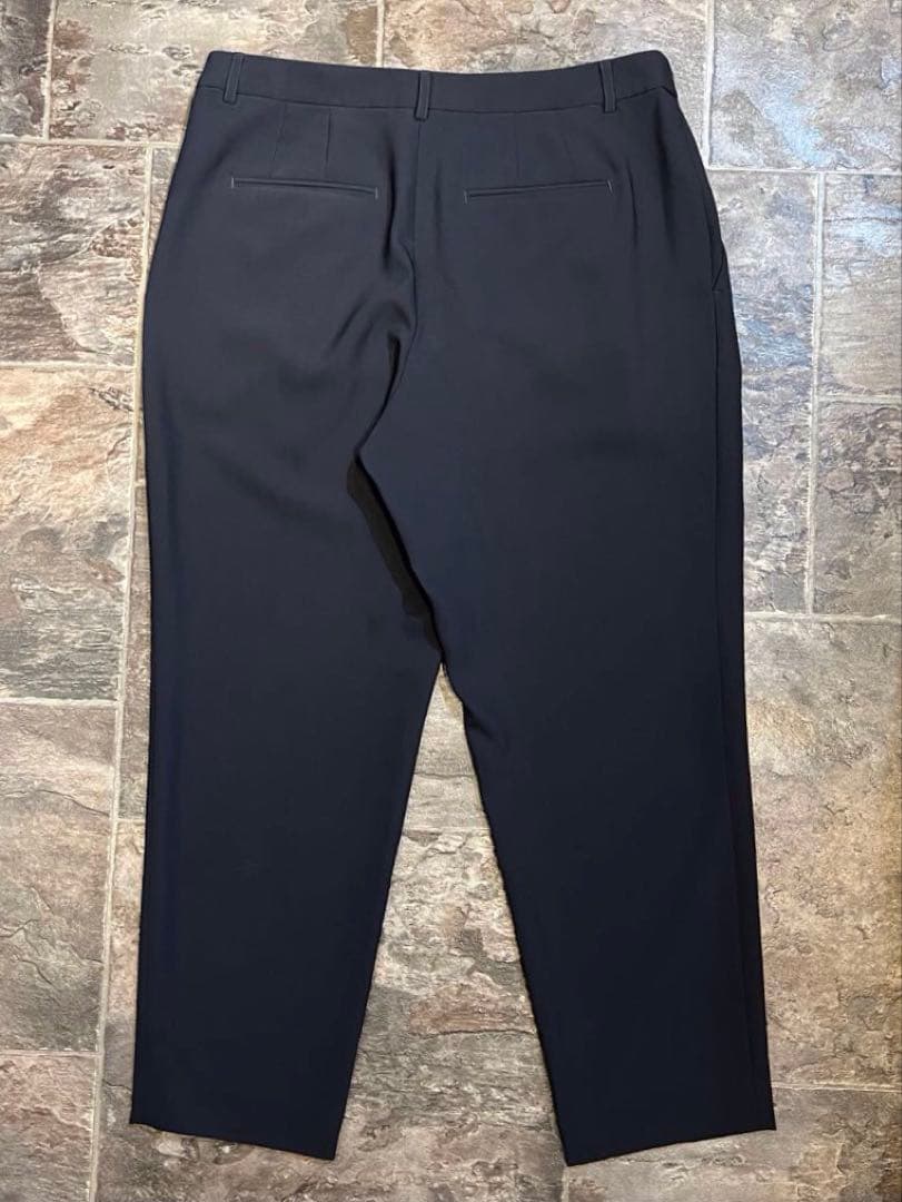 【極美品】大きいサイズ 23区パンツスーツ48/46上下セットアップ4L/3L紺