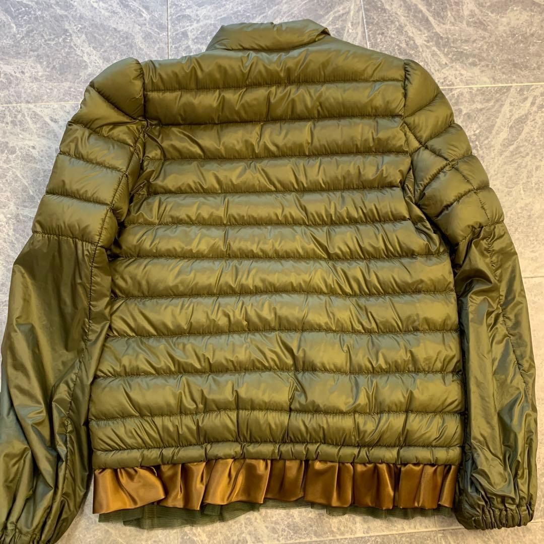 MONCLER モンクレール＊SACAI フリル 軽量ライトダウン
