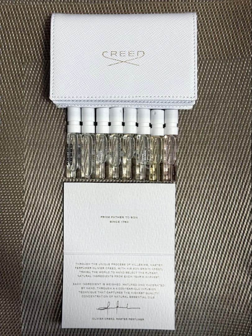 カードケースつき　 Creed クリード サンプル　セット 8本　未使用