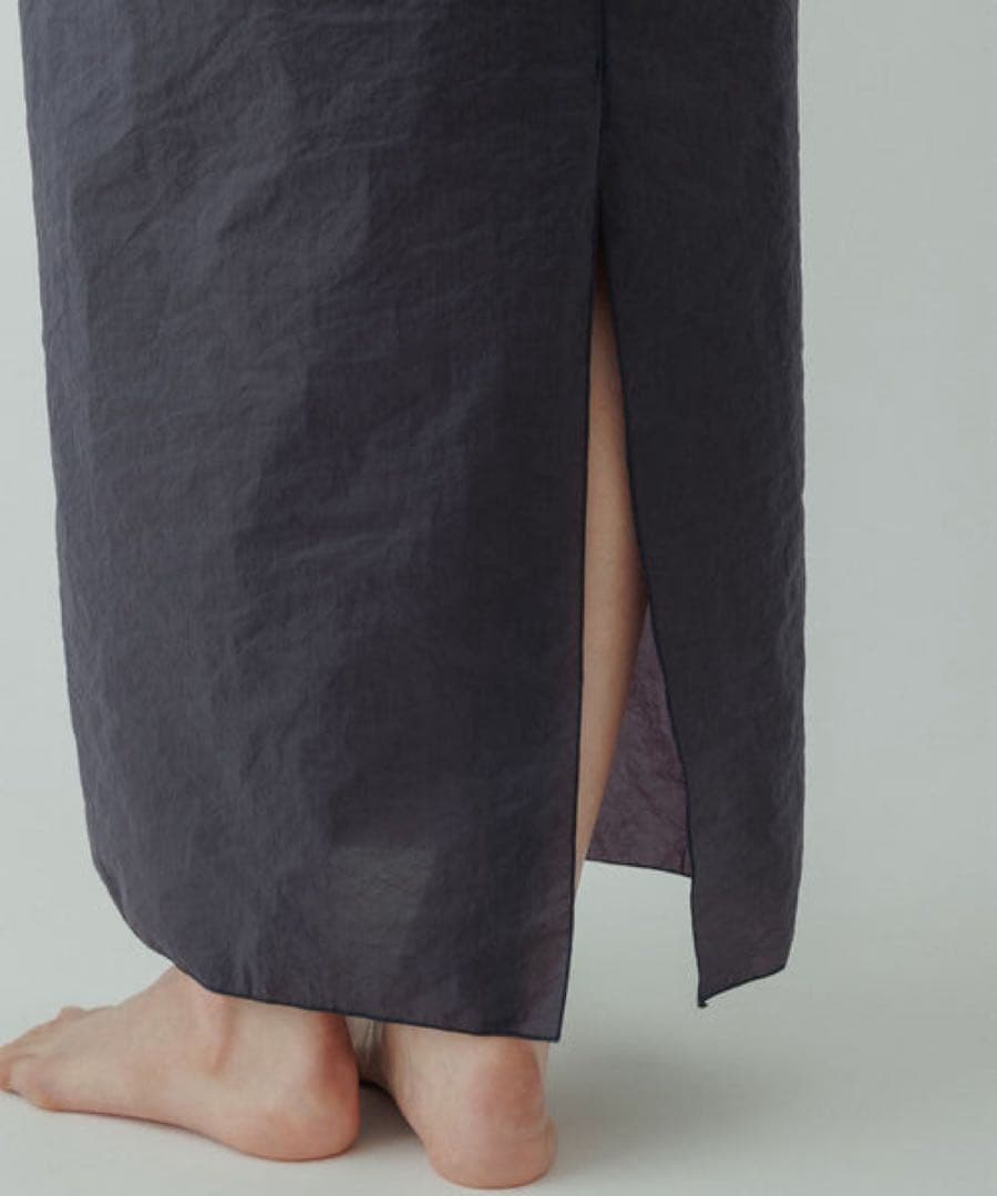 新品【yo BIOTOP】Sheer tight long bere dress