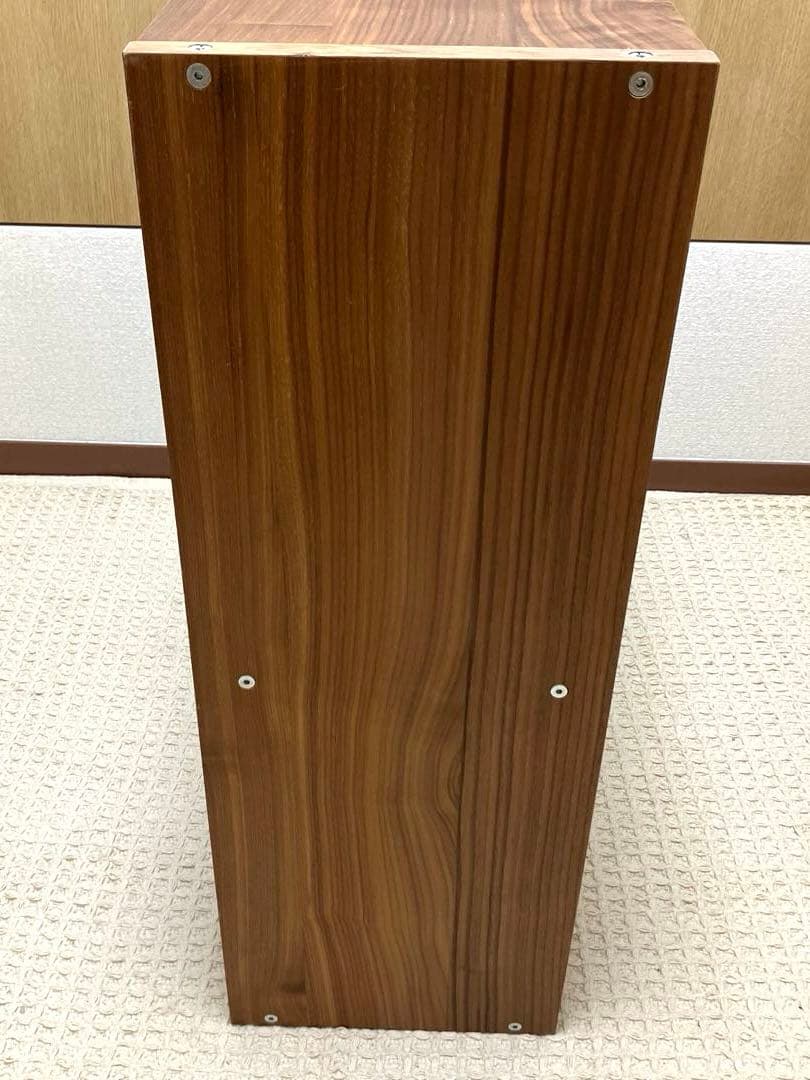 【美品】無印良品 スタッキングシェルフ　ワイド　2段　ウォールナット材　解体不可