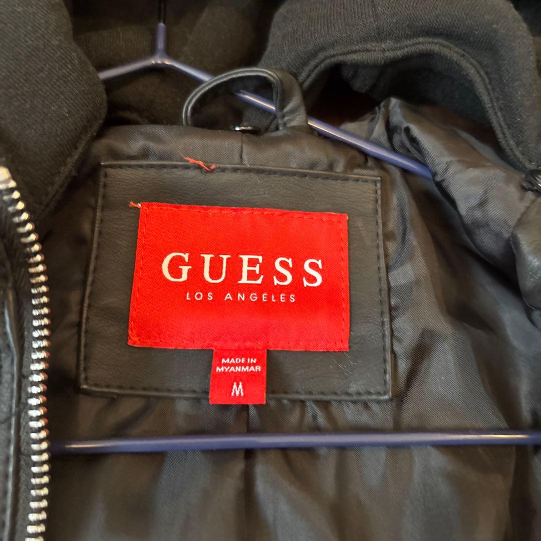 GUESS ライダース 黒