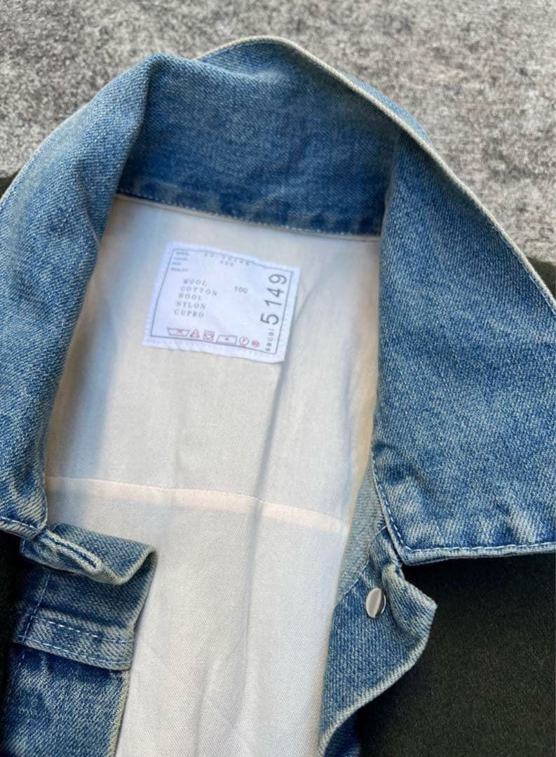 訳あり！sacai サンプル　ジャケット　デニム　ドッキング