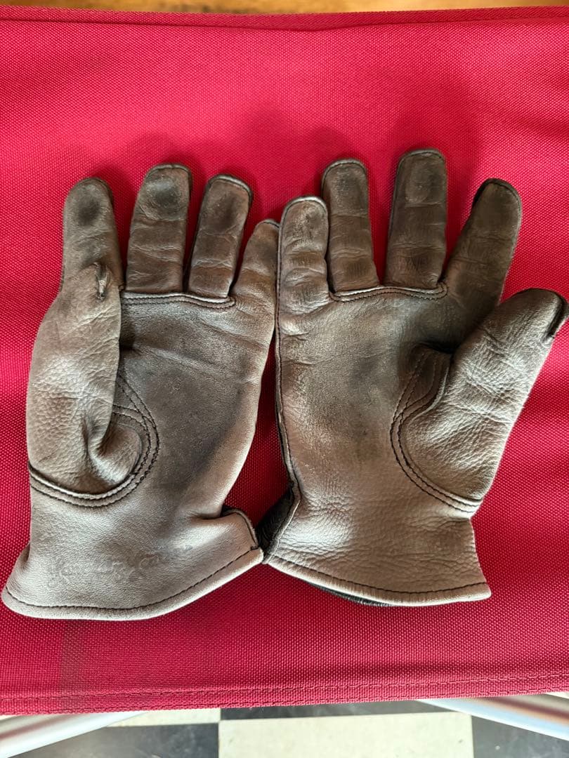 ラングリッツ　langlitz グローブ　L レザーグローブ