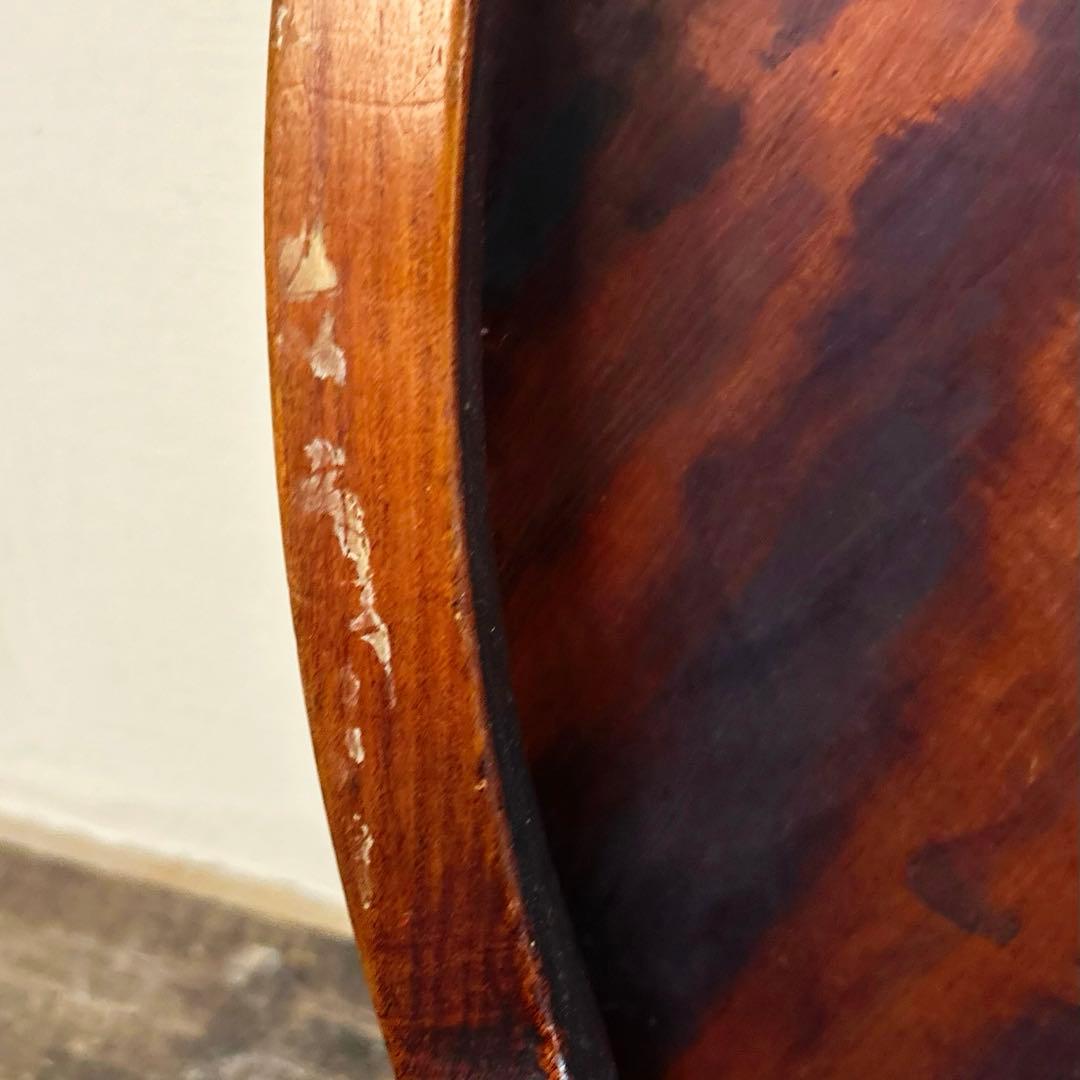 アンティーク 丸座卓 ローテーブル 赤 朱塗り 欅 昭和初期　ちゃぶ台　座卓