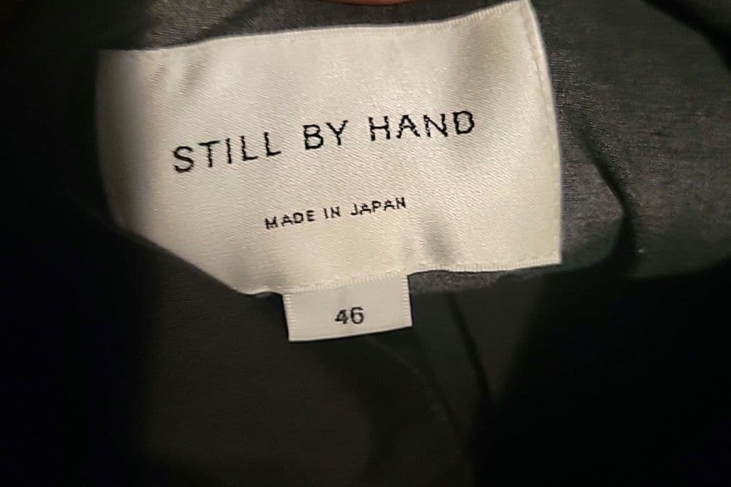 【美品】STILL BY HAND　フーディーコート　46　ブラック