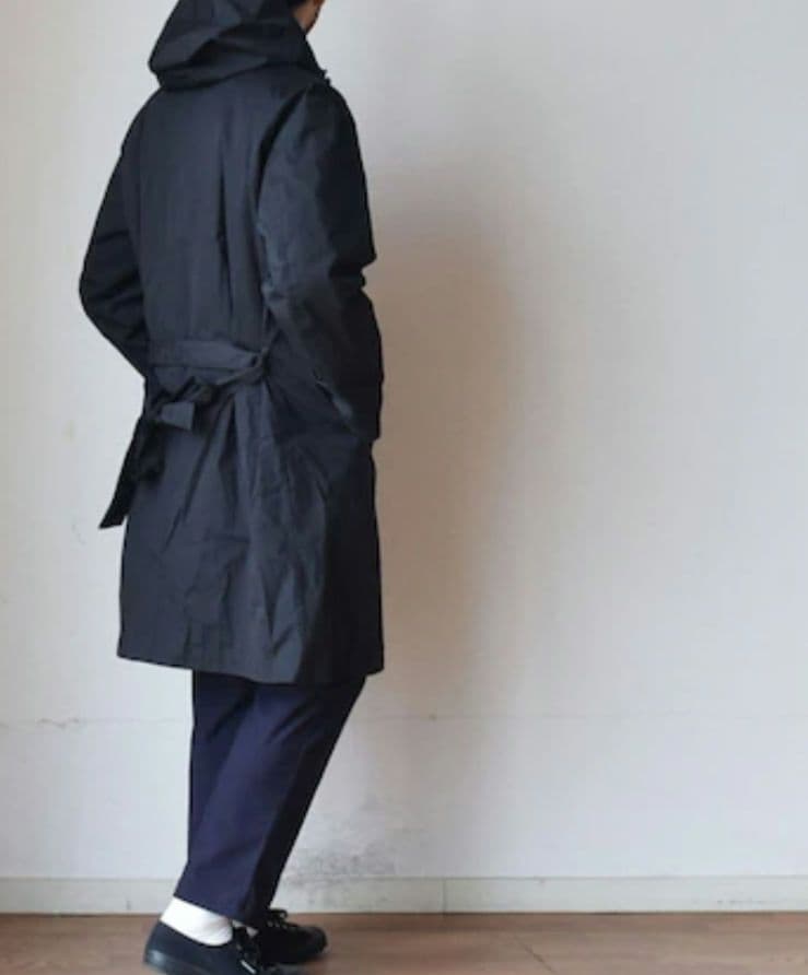 【美品】STILL BY HAND　フーディーコート　46　ブラック