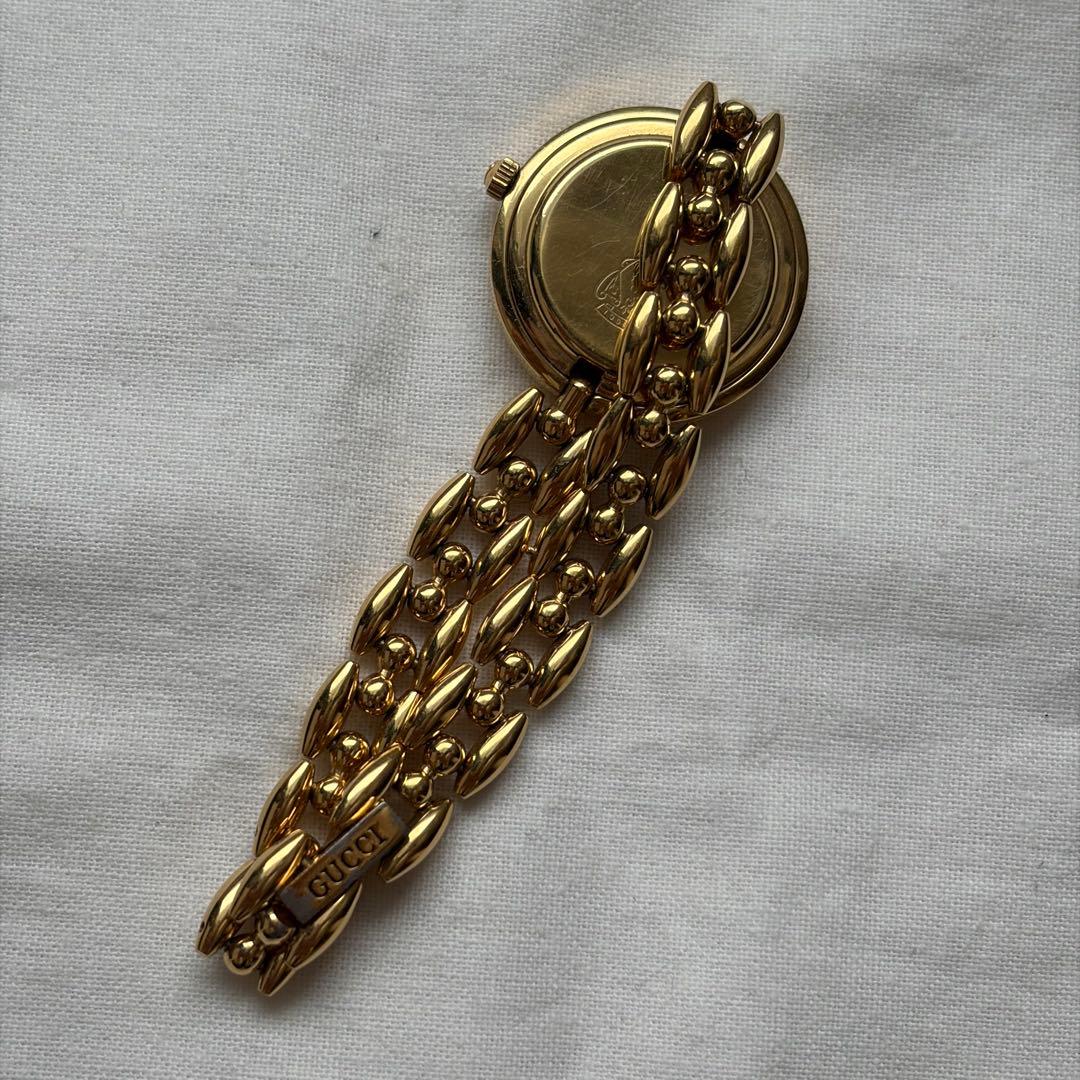 箱・ギャランティ・説明書付き！GUCCI■チェンジベゼル　レディースウォッチ