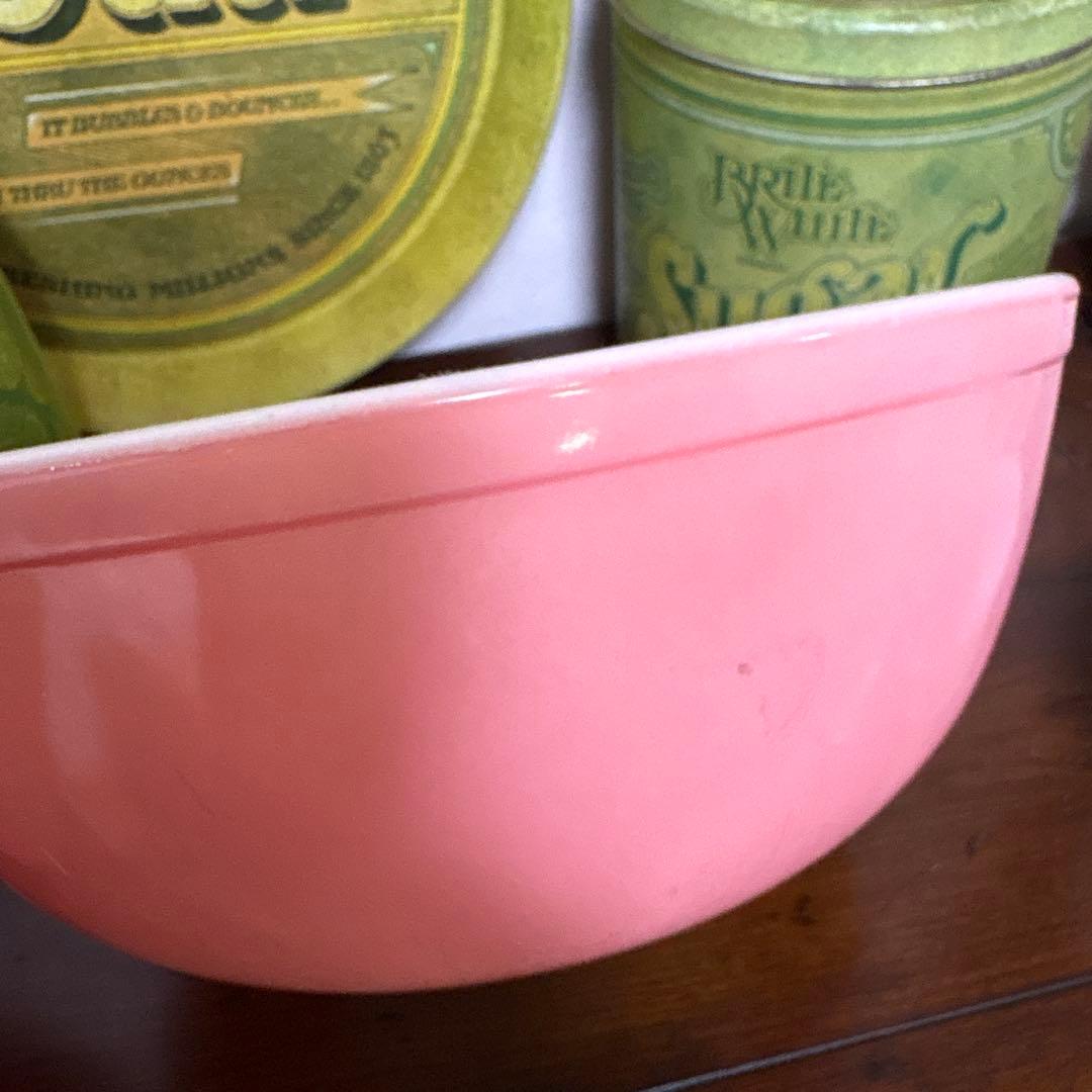 【3点セット】パイレックス ミキシングボウル ピンク スリーピース
