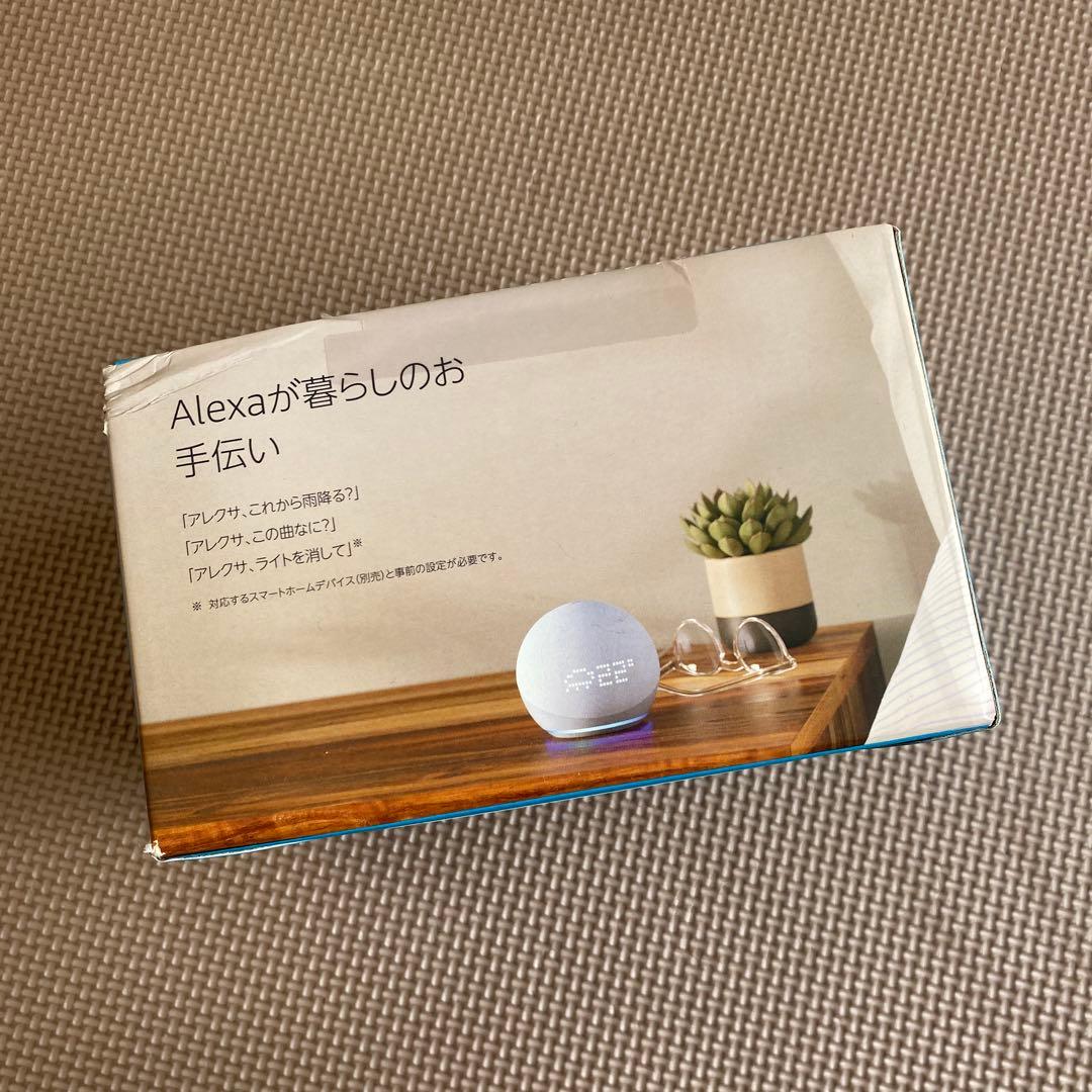 Echo Dot with Clock (LEDディスプレイ付き) 未開封