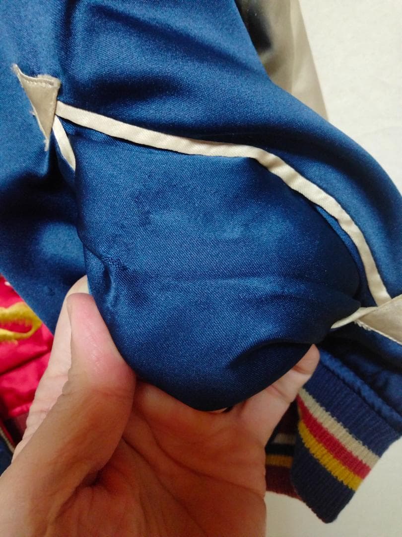 東洋エンタープライズ和柄両面刺繍リバーシブルスカジャンジッパーTALON回転式S