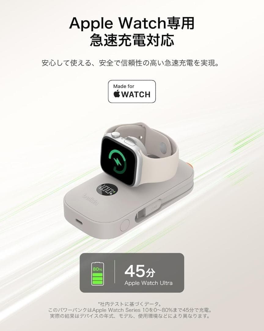 【新品】Belkin モバイルバッテリー 10000mAh 45W USB-C