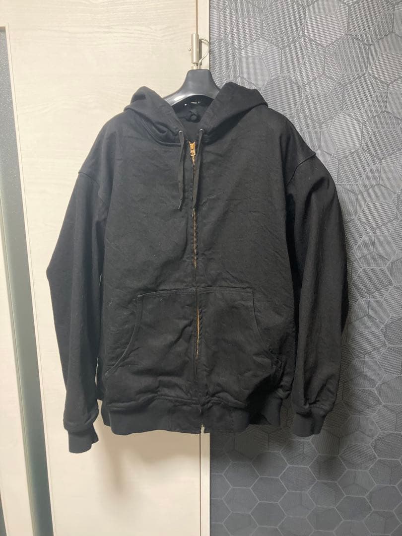 2025AW COMOLI ブラックデニムジップパーカー　size3