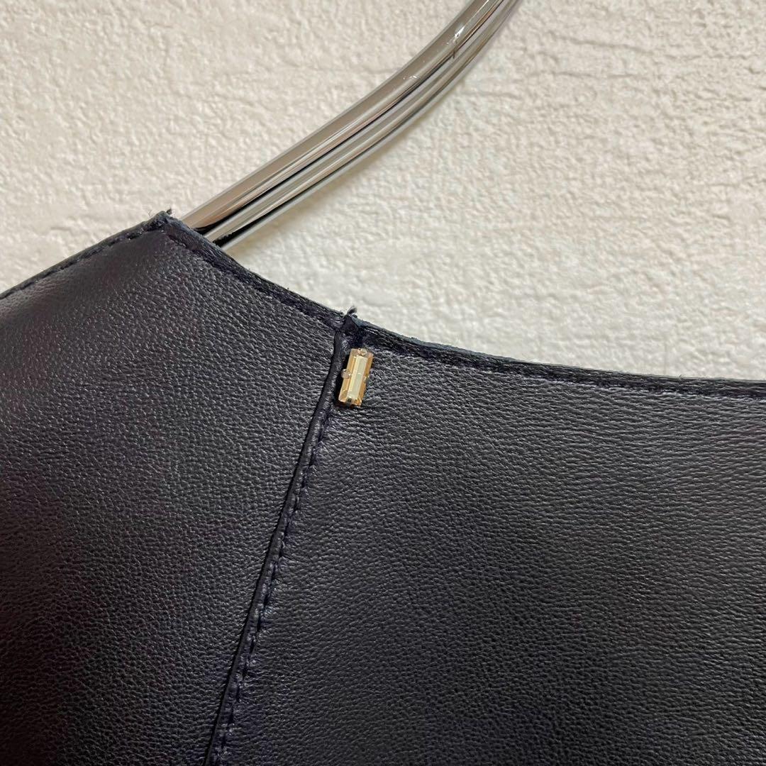 SPORTMAX スポーツマックス　レザージャケット　ノーカラージャケット　M