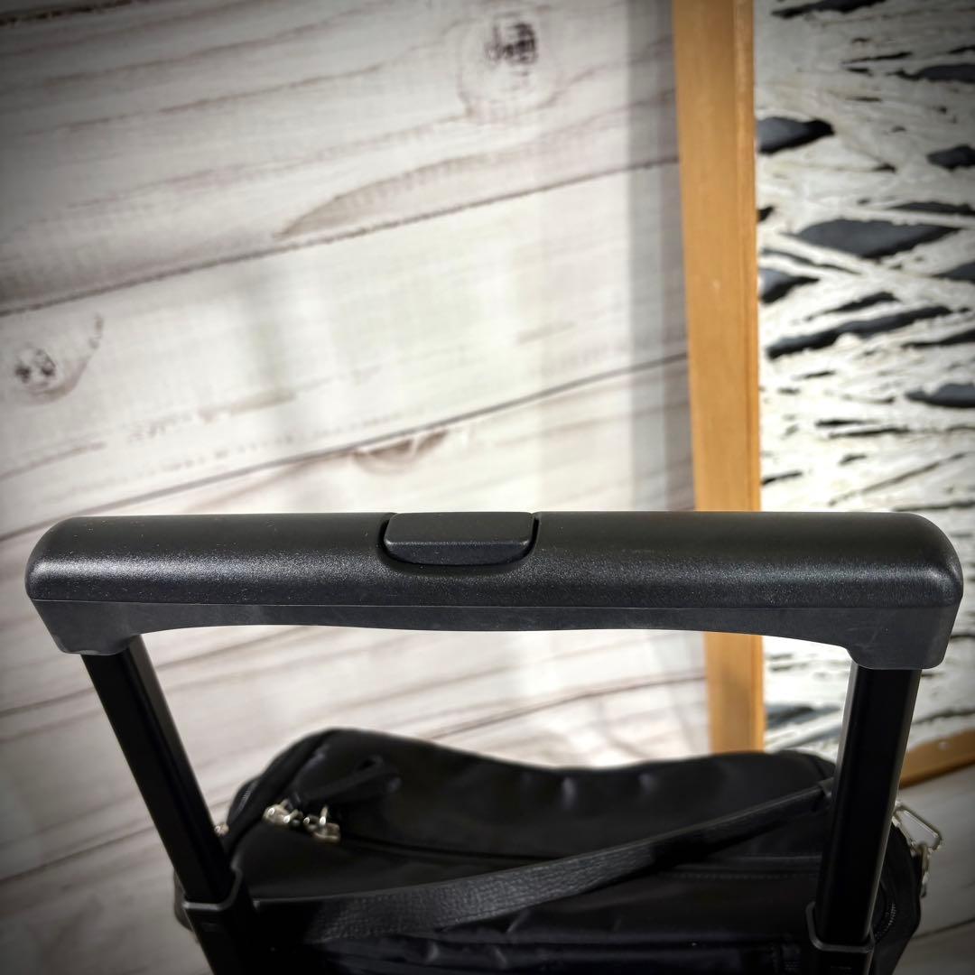 SWANY スワニー　キャリーバッグ　4輪ストッパー付　バッグ取外し可　ブラック