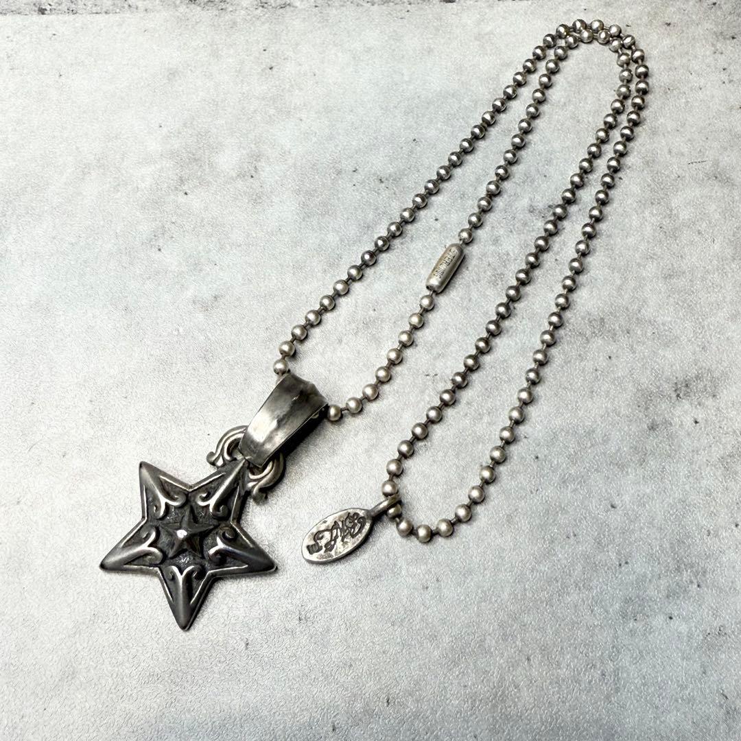 ビルウォールレザー BEAMS別注 スターモチーフネックレス 完売品