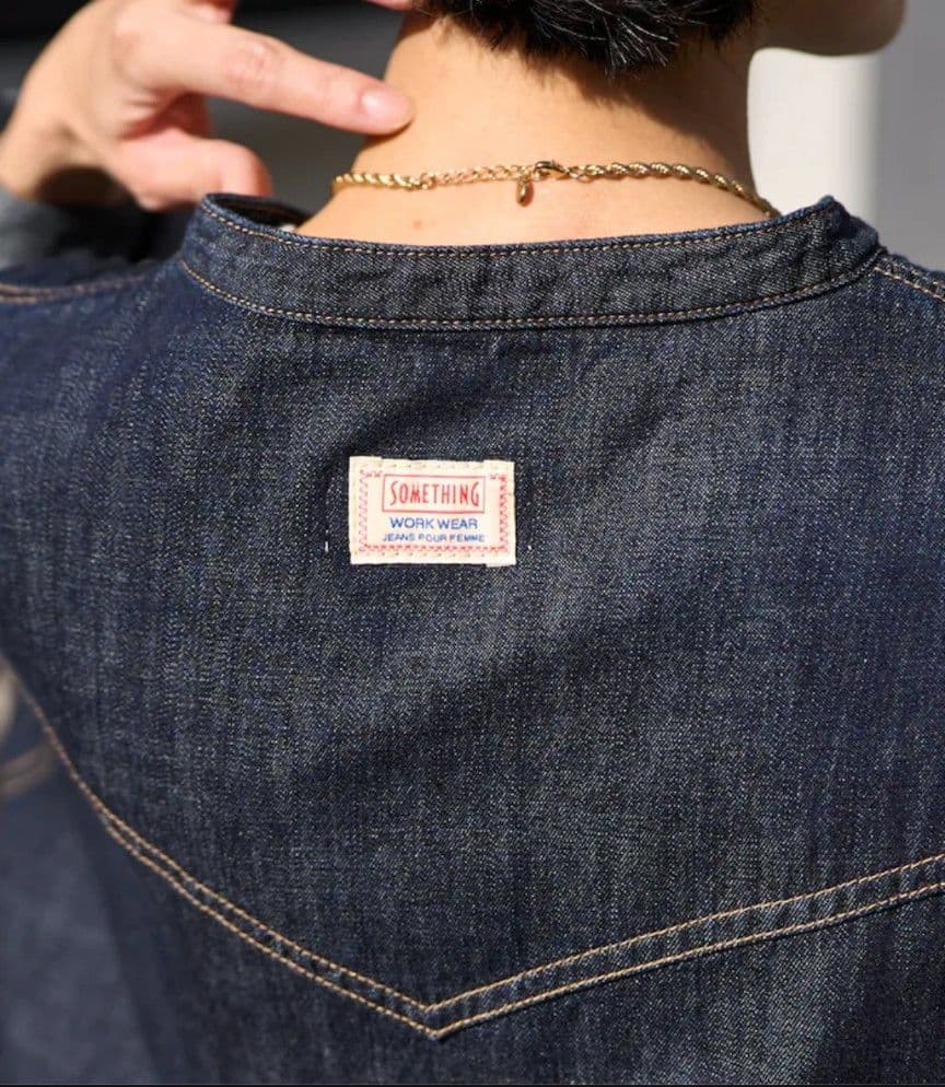 SOMETHING×FREAK'S STORE 別注 デニムシャツワンピース
