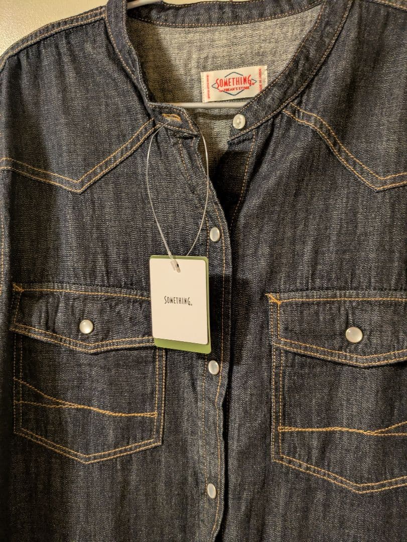 SOMETHING×FREAK'S STORE 別注 デニムシャツワンピース