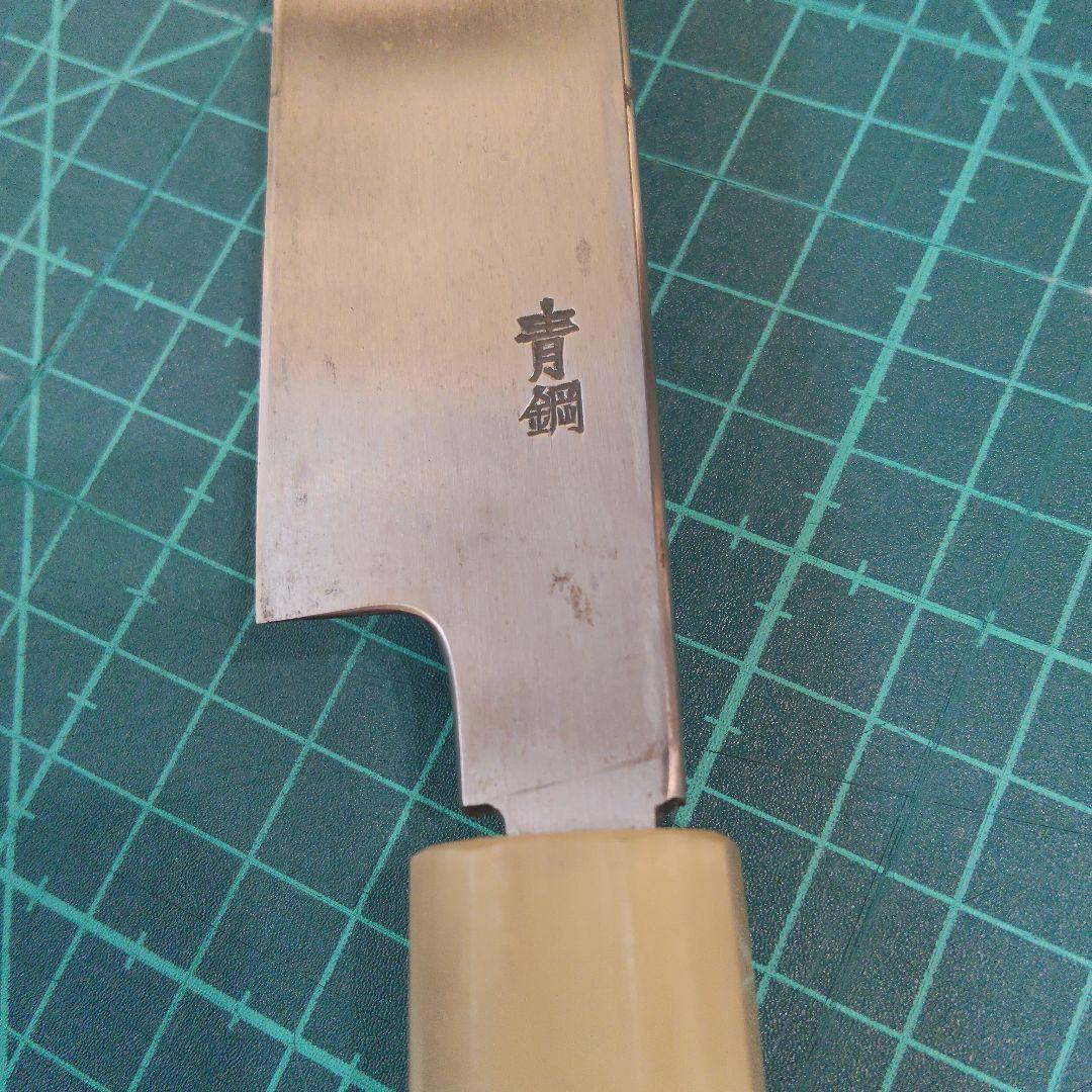 柳刃包丁　先丸蛸引　 木製ハンドル