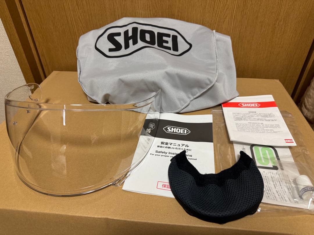 未使用品！ SHOEI Z-7 ヘルメット Lサイズ ミラーシールド付！