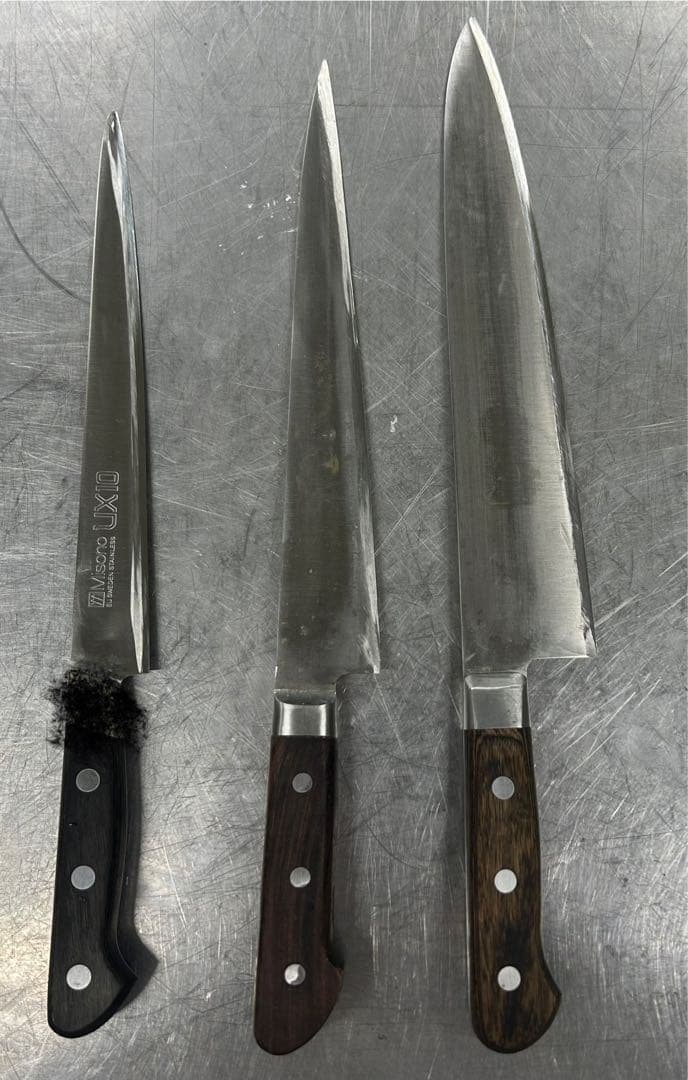 ✨ミソノux10筋引き220、牛刀ステンレス240、牛刀ステンレス270✨