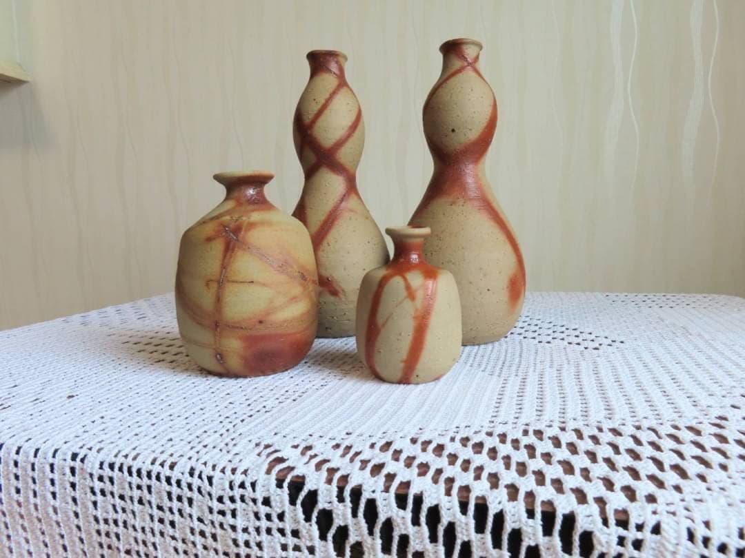 備前焼　花瓶　一輪挿し