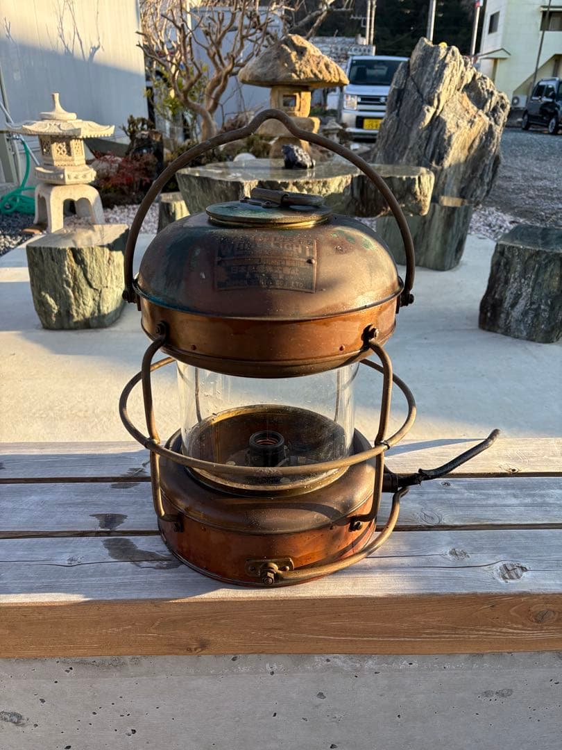 船燈　ヴィンテージ ランタン WHITE LIGHT レトロ