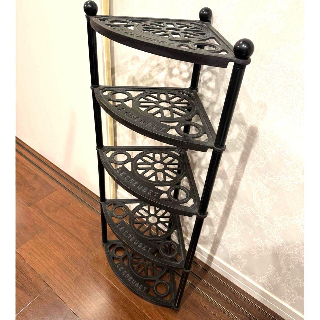 未使用✨ル・クルーゼ　ポットスタンド　マットブラック