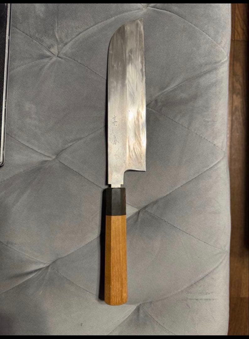 高鳳包丁薄刃包丁鎌型　箱無し