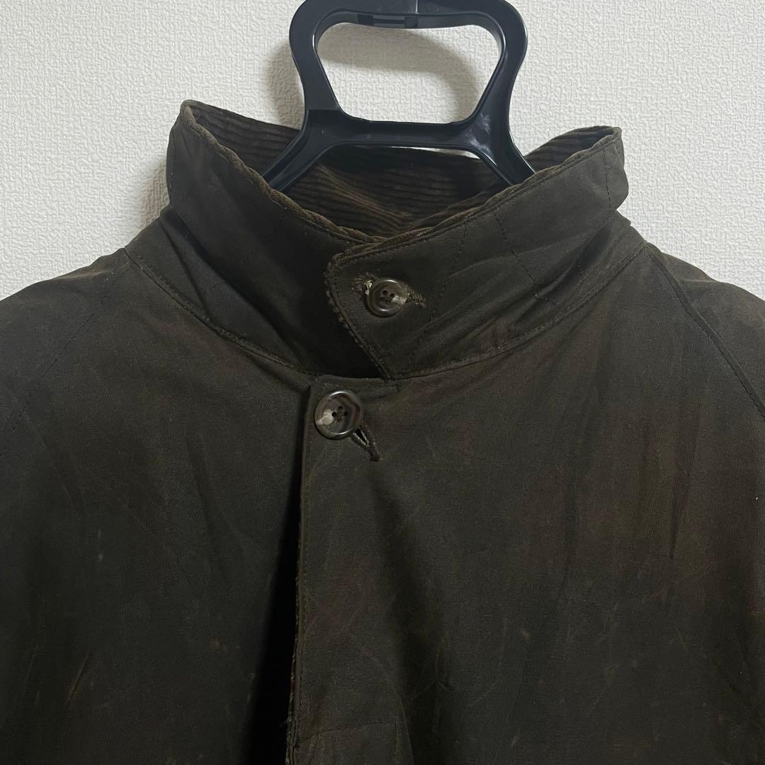 80s ポロバイラルフローレン オイルドコート USA製　バーレー　一枚袖 XL
