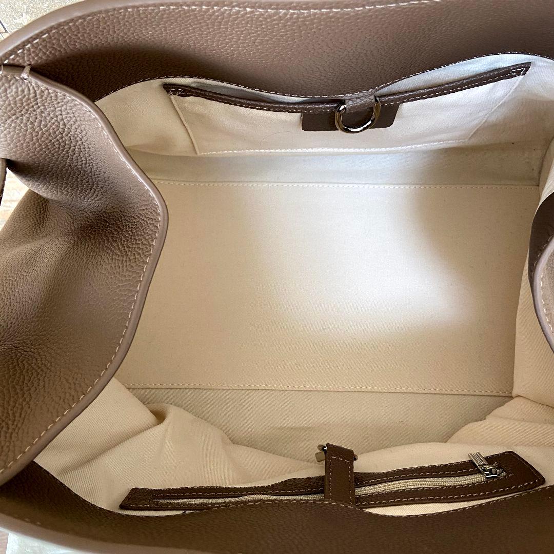 【美品】JISTORY　SIDE BELT BOSTON BAG　ブラウン