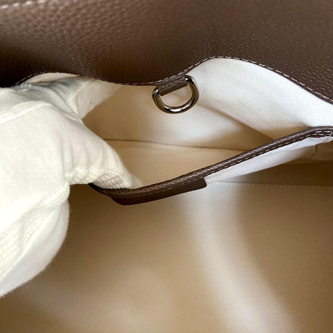 【美品】JISTORY　SIDE BELT BOSTON BAG　ブラウン