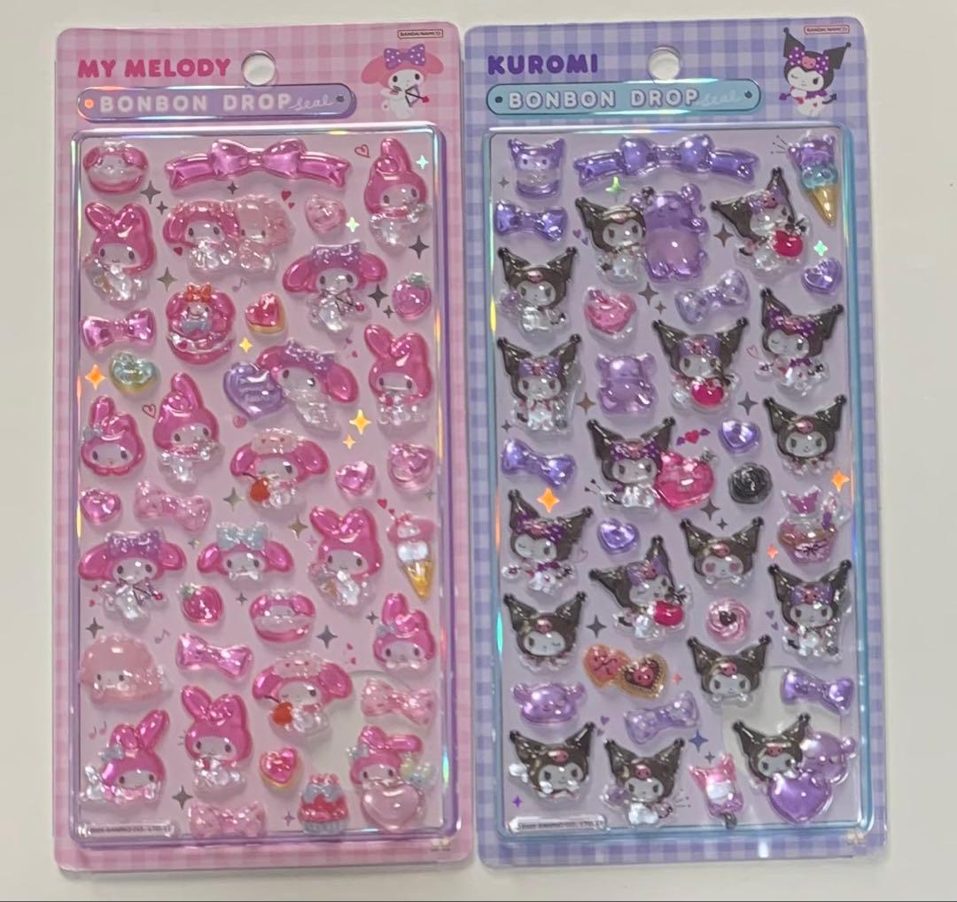 【正規品】　ボンボンドロップシール　サンリオ　第２弾　８点　シナモンロール２点